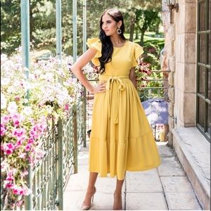 ISO Marigold Serene Rachel Parcell dress